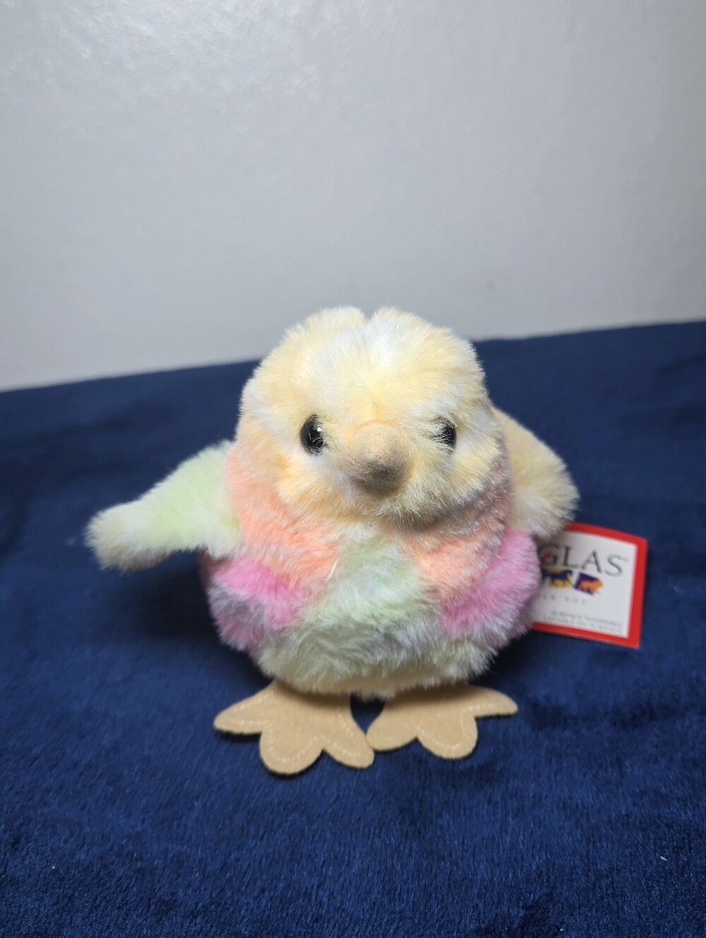 NWT Douglas Rainbow Chick Cuddle Toys Mini 4” Plush Beanbag Bum